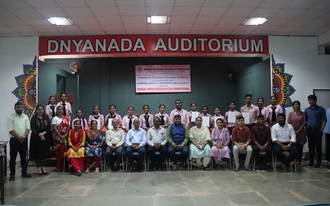 Annual Paper Presentation at GPCOE